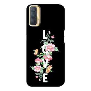 Чехлы для любимой на OPPO A33 (VPrint) (Квіти LOVE)