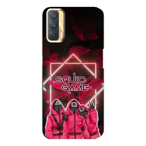 Чохол Гра в кальмара для Oppo A33 (Охоронці Гра кальмара)