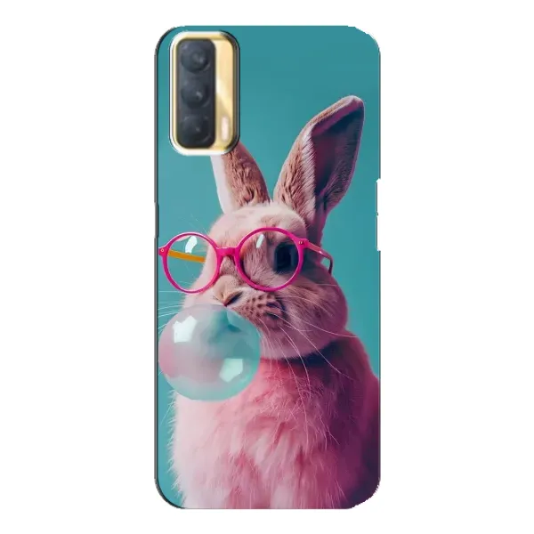 Чохол з принтом «Кролик в окулярах» для OPPO A33