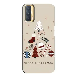 Різдвяні, Святкові Чохли для OPPO A33 (Merry Christmas)