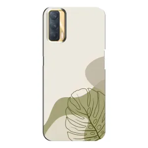Чехол с принтом «Зеленая монстера дизайн» для OPPO A33