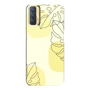 Силконовий чохол з принтом в квітах на Oppo A33