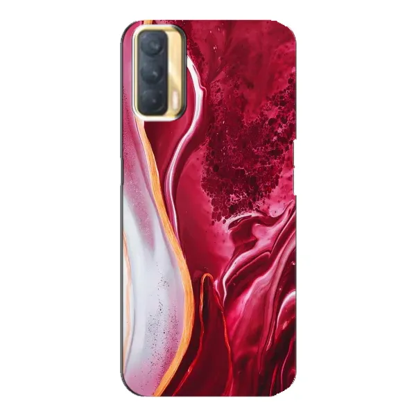 Чохол з принтом «Мрамор червоний» для OPPO A33