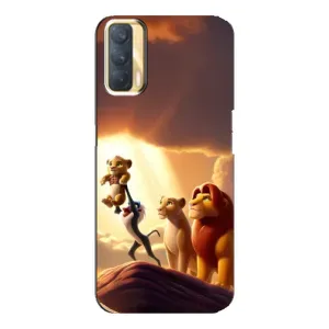 Чохол Король лев на OPPO A33 (Сімба на презентації)