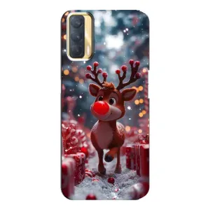 Чехол с принтом «Олень среди подарков» для OPPO A33