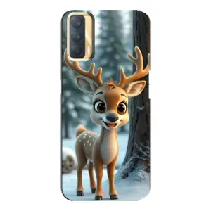Чехол с принтом «Олененок в лесу» для OPPO A33