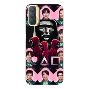 Чохол Гра в кальмара для Oppo A33 (Учасники Гра кальмара)