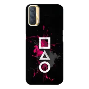 Чохол Гра в кальмара для Oppo A33 (Символи Гра кальмара)