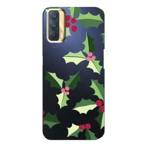 Зимні Чохли для OPPO A33 - прозорий фон (Різдвяний фон)