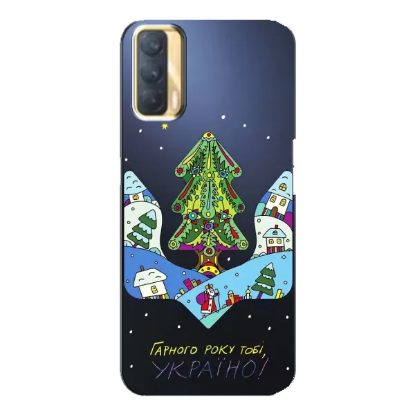 Чохол з принтом «Різдвяний герб» для OPPO A33