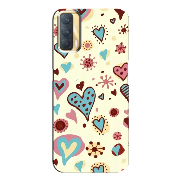 Чохол з принтом «Сердечки» для OPPO A33 Чохол з принтом «Сердечки» для OPPO A33