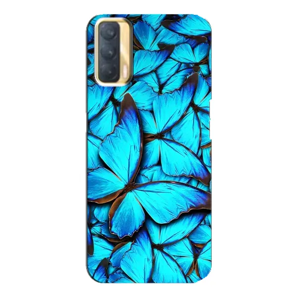 Чохол з принтом «Сині метелики» для OPPO A33 Чохол з принтом «Сині метелики» для OPPO A33