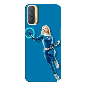Чохол з принтом Фантастична четвірка для Oppo A33 (Сью Сторм політ)