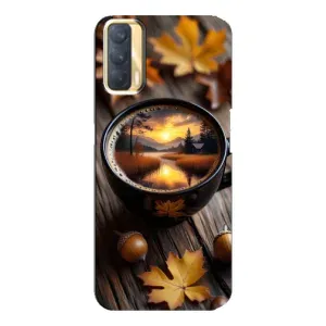 Чохол з принтом «Темна кава» для OPPO A33