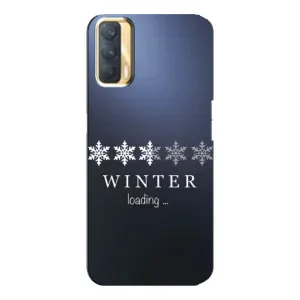 Зимні Чохли для OPPO A33 - прозорий фон (Winter loading)