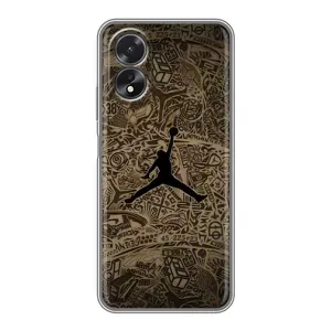 Чехлы для Oppo A38 - с картинкой JORDAN (AlphaPrint)