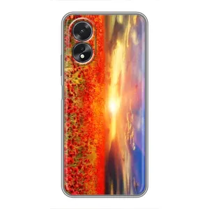 Чехол с принтом «Поле тюльпанов» для OPPO A38