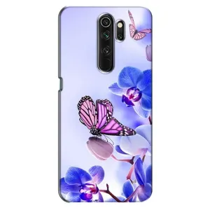 Чехлы с Цветами для Oppo A5 (2020) (VPrint) (Бабочка на цветочке)