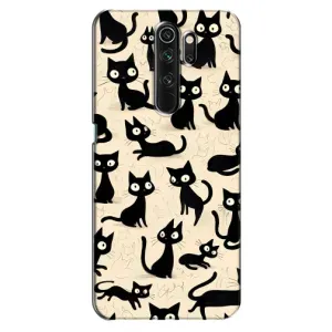 Чохол з малюнком кіт на Oppo A5 (2020) (Чорні коти)
