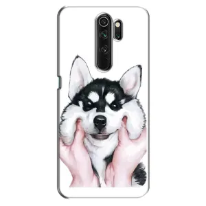 Чохол з Хаскі Oppo A5 (2020) - (AlphaPrint) (Хаскі улибака)