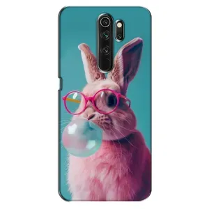 Чохол з принтом стильні тварини для OPPO А5 (2020) (Кролик в окулярах)