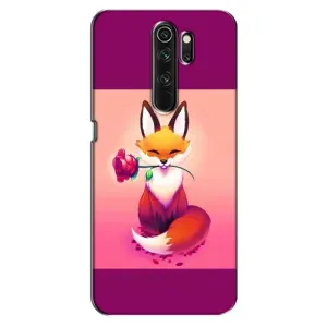Чехлы с картинкой Лисички для Oppo A5 (2020) (VPrint) (Лисичка с розочкой)