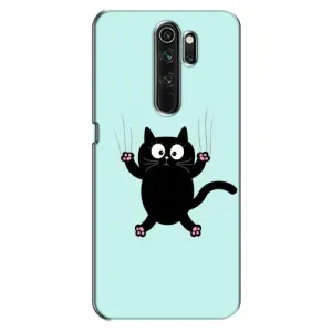 Чохол з принтом для Oppo A5 (2020) (AlphaPrint) Модні коти (Падаючий кіт)