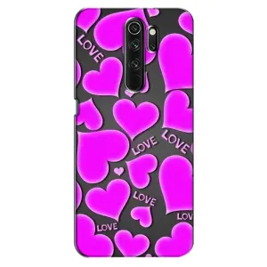 Чехлы для любимой на OPPO А5 (2020) (VPrint) (Pink hearts)