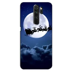 Новорічні Чохли для OPPO А5 (2020) (VPrint) (Санта - місяць)