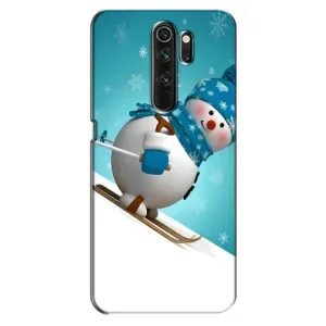 Новорічні Чохли для OPPO А5 (2020) (VPrint) (Сніговик на лижах)