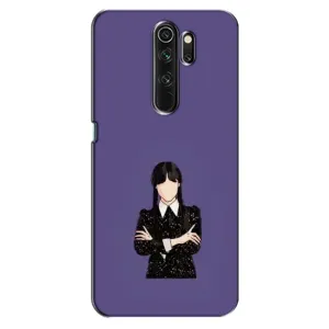 Чехлы Венсдей на Oppo A5 (2020) Уэнсдей (AlphaPrint) (Уэнздей в черном)