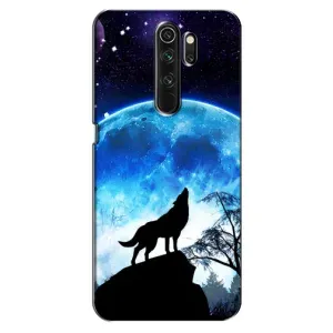 Захисні чохли для OPPO А5 (2020) (AlphaPrint) (ХІТ продаж) ВОВК (Вовк на місяць)
