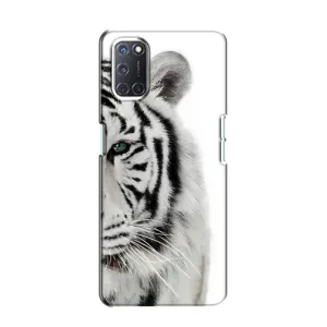 Чохли з картинкою животних Oppo A52 (Білий Тигр)
