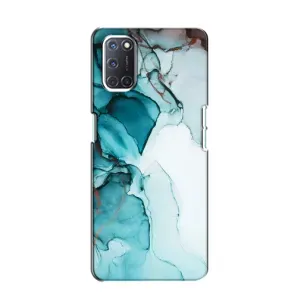 Чехол с принтом «Бирюзовый мрамор» для OPPO A52