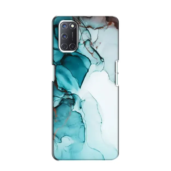 Чехол с принтом «Бирюзовый мрамор» для OPPO A52