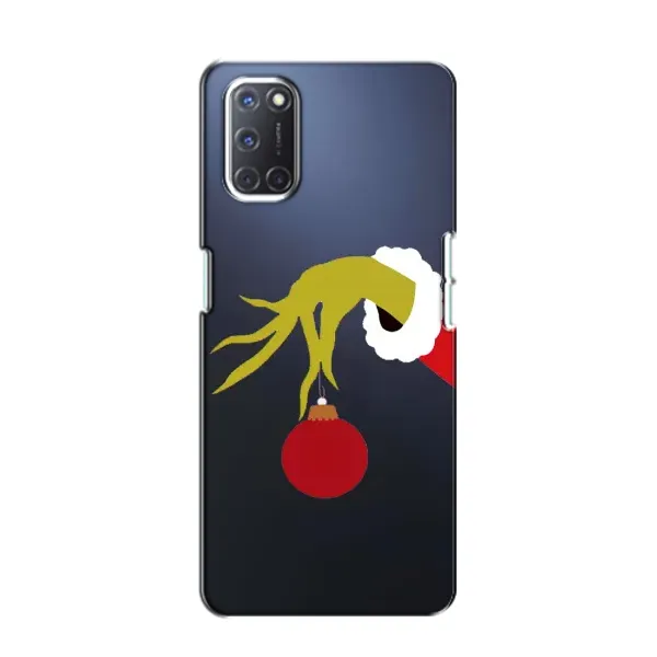 Чехол с принтом «Гринч с игрушкой» для OPPO A52