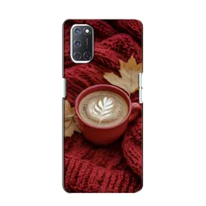 Чохол з принтом «Кава на ковдрі» для OPPO A52