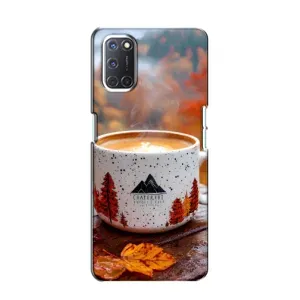 Чохол з принтом «Кава на природі» для OPPO A52