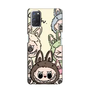 Чехол с принтом «Золотая обезьяна Bored Ape» для OPPO A52