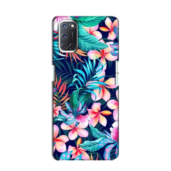 Чехол с принтом «Красочные цветы» для OPPO A52