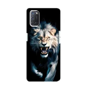 Чохол з картинкою 'Хижаки' для Oppo A52 (Лев у темряві)