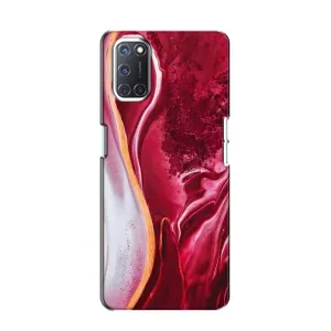 Чехол с принтом «Мрамор красный» для OPPO A52
