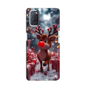 Чехол с принтом «Олень среди подарков» для OPPO A52