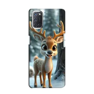 Чехол с принтом «Олененок в лесу» для OPPO A52