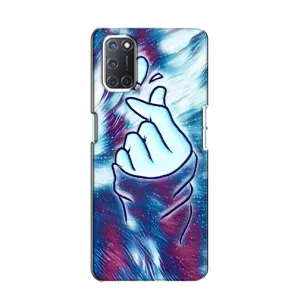Чехол с принтом «Радужное сердце» для OPPO A52