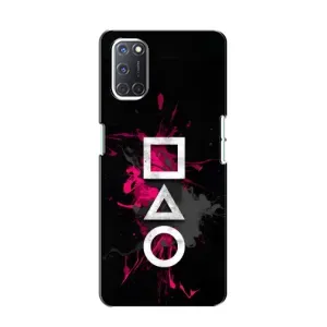 Чохол Гра в кальмара для Oppo A52 (Символи Гра кальмара)