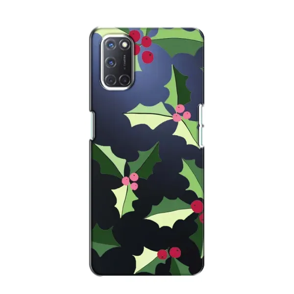 Чехол с принтом «Рождественский фон» для OPPO A52
