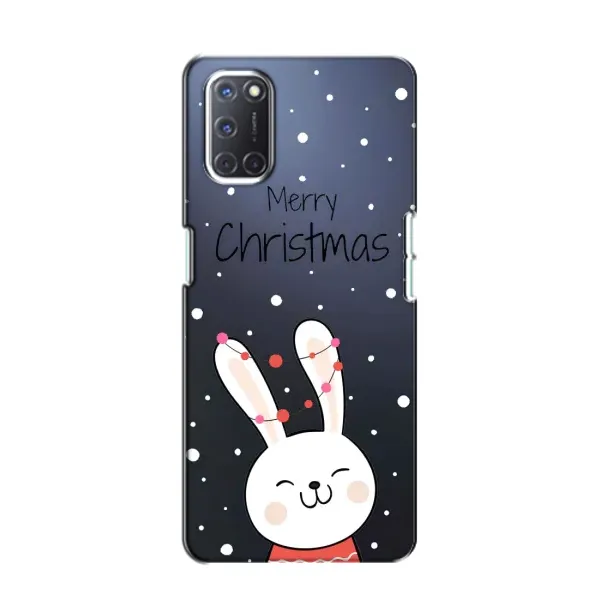 Чехол с принтом «Рождественский заяц» для OPPO A52