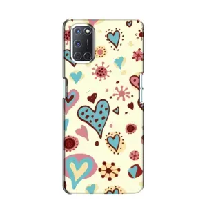 Чехлы для любимой на OPPO A52 (VPrint) (Сердечки)