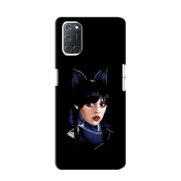 Чохол з принтом «серйозна Венздей» для OPPO A52